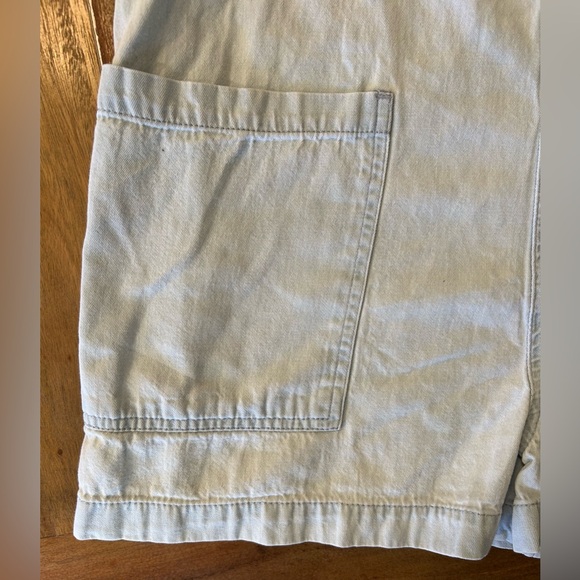 Aerie Light Wash Denim Romper xsmall - Picture 3 of 5